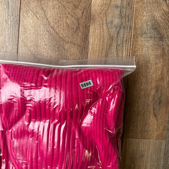 Vintage Angora Rabbit Lambswool Blend Sweater Women's Small Pink Jeanne Pierre - Picture 11 of 11